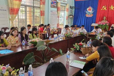 HỘI NGHỊ VIÊN CHỨC, NGƯỜI LAO ĐỘNG NĂM HỌC 2024 – 2025 CỦA TRƯỜNG THCS HOÀNG HOA THÁM